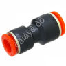 Фитинг цанговый соединительный пластик PU 10 х 12 mm Фитинг цанговый соединительный пластик PU 10 х 12 mm