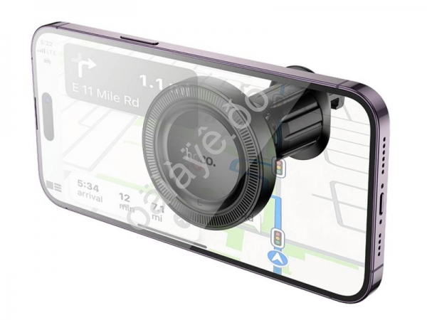 Держатель телефона магнитный на панель, черный HOCO H56