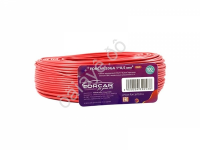 Провод  одинарный (0,5) FORCAR красный (100м) 1/10