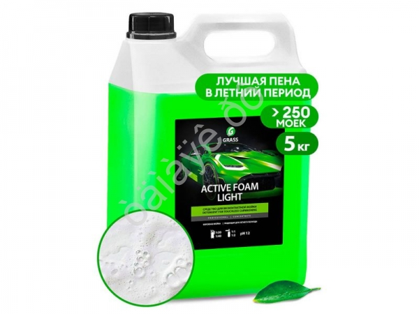 Автошампунь, активная пена  "Active Foam Light" (канистра 5 кг) GRASS /1/4