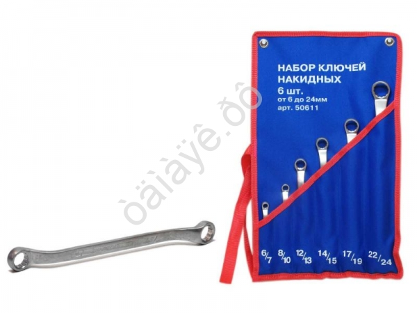Набор накидных ключей 6пр. (6-24мм) в сумке МАЯКАВТО™/1_ Набор накидных ключей 6пр. (6-24мм) в сумке МАЯКАВТО™/1_