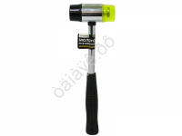 Молоток рихтовочный 35мм (пластик/резина), металл.обрезин. ручка, Ultima