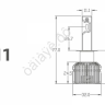 Светодиодные лампы MTF Light, серия RETROFIT LED, H1, 30W, 2750lm, 3500K, кулер, к-кт.