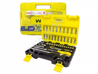 Набор инструмента 46пр. 1/4'(6-гран.)(4-14мм) WMC TOOLS