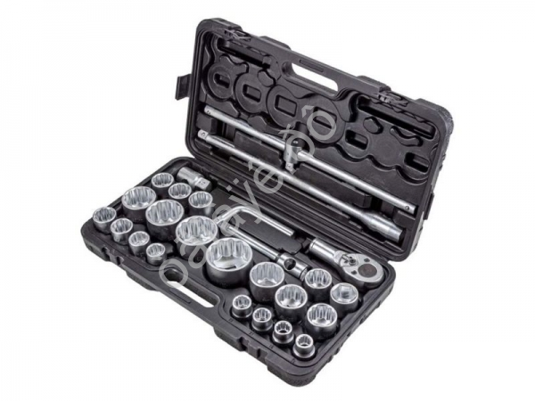 Набор инструментов 26пр, 3/4'1'(12гр.)(17,19,21,22,24,27,30,32,33,34,35,36,36-6гр,38,41,46 Forsage