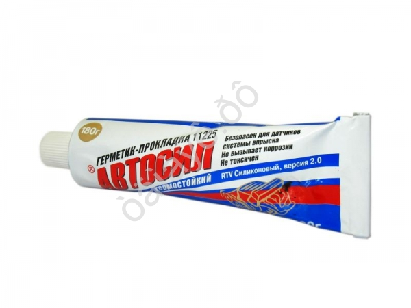 Герметик-прокладка АВТОСИЛ (г. Казань) термостойкий силиконовый 180г серый /1/36 Герметик-прокладка АВТОСИЛ (г. Казань) термостойкий силиконовый 180г серый /1/36