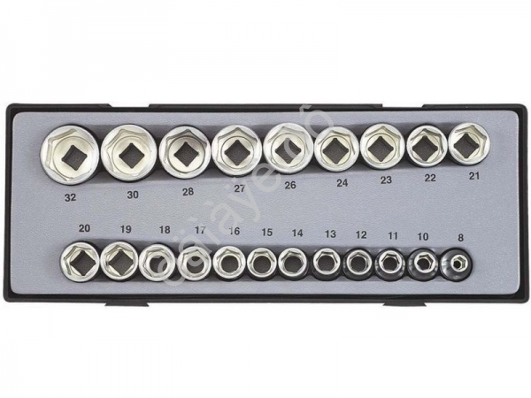 F4212 Набор торц.гол.6гр.1/2" 21пр.8-32мм /1/6 F4212 Набор торц.гол.6гр.1/2" 21пр.8-32мм /1/6