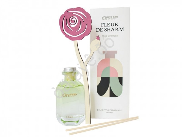 Освежитель воздуха ароматический диффузор 140 мл. СА-366 FLEUR DE SHARM /1/12 Освежитель воздуха ароматический диффузор 140 мл. СА-366 FLEUR DE SHARM /1/12