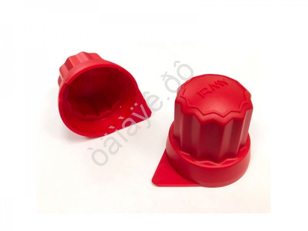 Колпачок на гайку (с индикатором затяжки) 33мм, красный /10