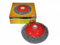 Щётка металл. для УШМ 125мм/М14мм (тарелка) ЕРМАК /1/90