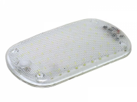 Плафон подсветки салона, овал матовый (15*9см, DC 12-85V, 8W, 60LED) (1шт) ZS-3371