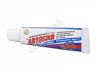 Герметик-прокладка АВТОСИЛ (г. Казань) термостойкий силиконовый серый 60г 1/100
