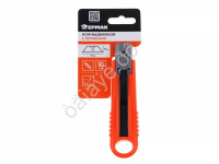 Нож выдвижной с пружиной, PS, 61x19x0.6мм ЕРМАК