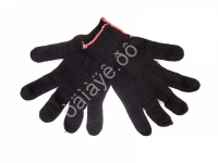 Перчатки х/б 10кл. 6-нитка черные /10/300