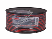 Провод двойной  2х1.00мм, кр./черн.,100м. PROCONNECT /1/4