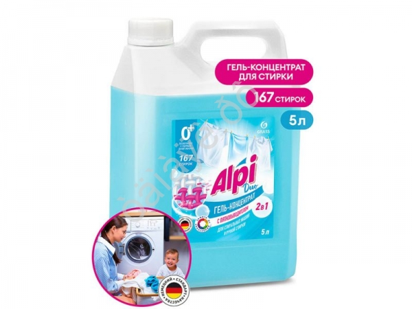 Гель-концентрат GRASS ALPI Duo  д/стирки 5л канистра