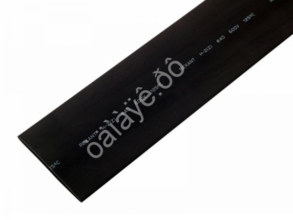 Термоусадочная трубка  40мм REXANT черная (10м) 1/10