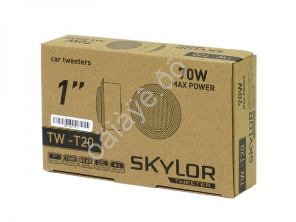 Автоколонки SKYLOR TW-20 акустика ВЧ 35мм, 70W, купольный Автоколонки SKYLOR TW-20 акустика ВЧ 35мм, 70W, купольный