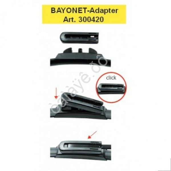 Адаптер для щеток с/о Bayonet Lock ( Bayonet Arm )