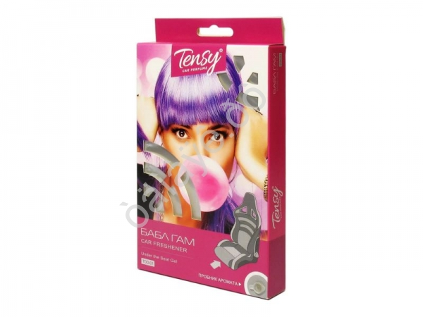 Освежитель воздуха "Tensy" под сиденье, TDD-01, Бабл гам /1/40