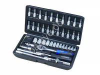 Набор инструментов  46пр. 1/4", 6гр, 4-14мм Forsage