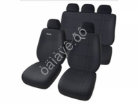 Чехлы на сиденья 9пр., черные+черная нитка М5, Classic series /1/10_