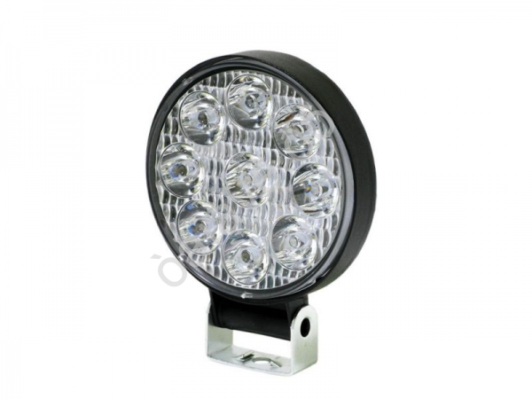 Фара светодиод. дополнит. 9SMD 27W круглые, 2 режима L520