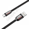 Дата-кабель универ. USB--Type-C 1.2м, 3А, черный HOCO U74