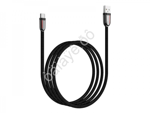 Дата-кабель универ. USB--Type-C 1.2м, 3А, черный HOCO U74