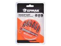 Биты для шуруповерта, набор 7шт.,магнитный адаптер для бит, биты 25 мм, пластиковый кейс ЕРМАК