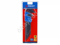 Набор ключей TORX-профиль 9пр.(95х3-220х9мм) РОКОТ /1/60