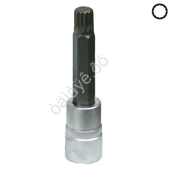 F34810012 Головка-бита 1/2"Spline М12   L=100mm /1/10