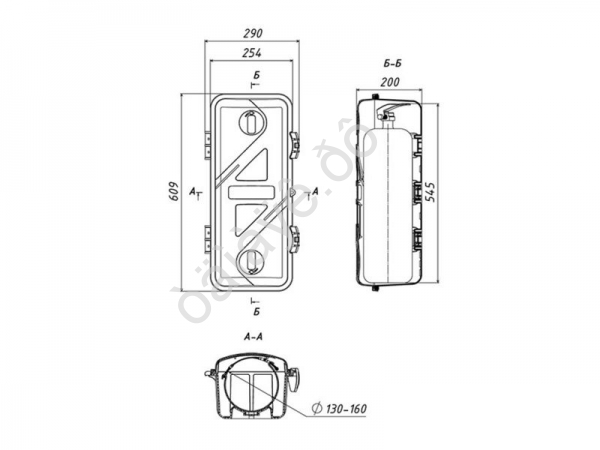 Ящик для огнетушителя "FIREBOX 6" (от ОП4 до ОП6*)