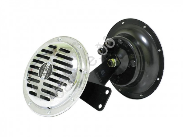 Сигнал звуковой электрический «Гром», 155мм, 345Гц-290Гц, 105дб, хром МТ /1/10_