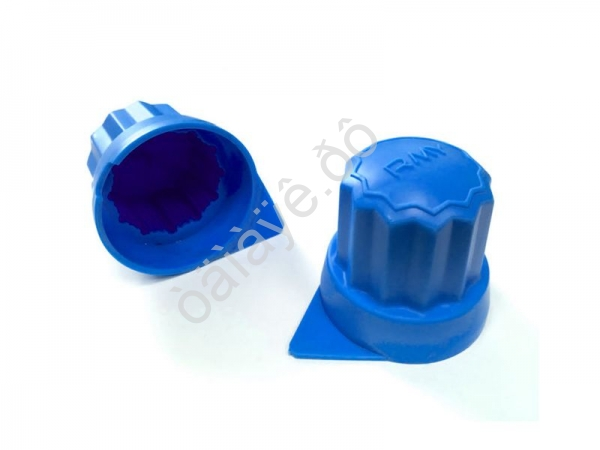 Колпачок на гайку (с индикатором затяжки) 33мм, синий /10