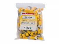 Клемма с изол. вилка REXANT НВИ=8.4мм 4-6мм SVS5.5-8 (100шт)