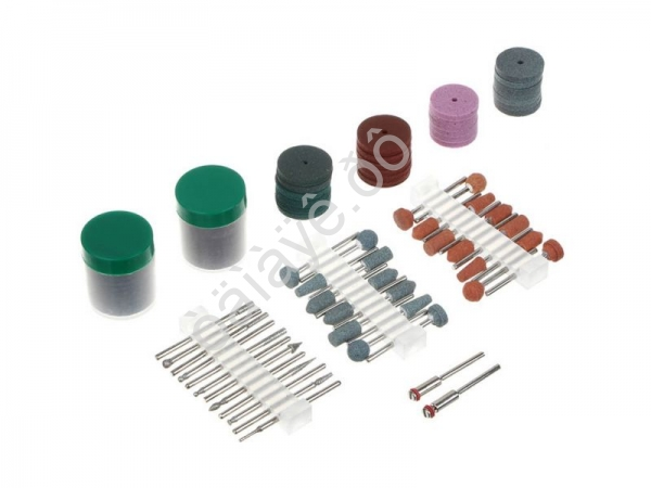 Набор мини-насадок для гравировальных машин, 134 предмета ЕРМАК