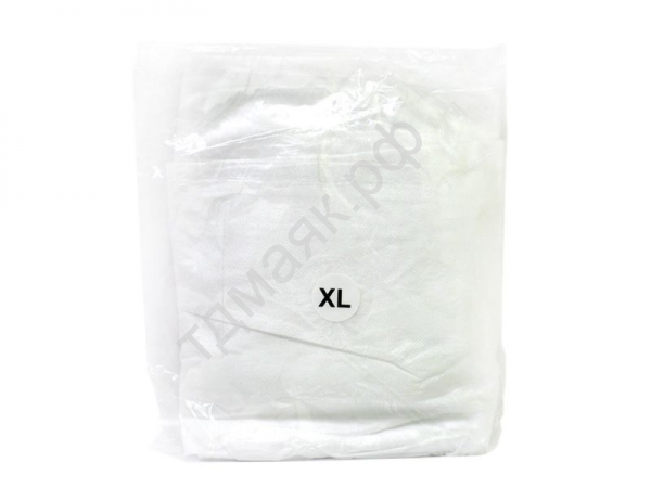 Костюм защитный белый (размер XL) плотность 40 1/100