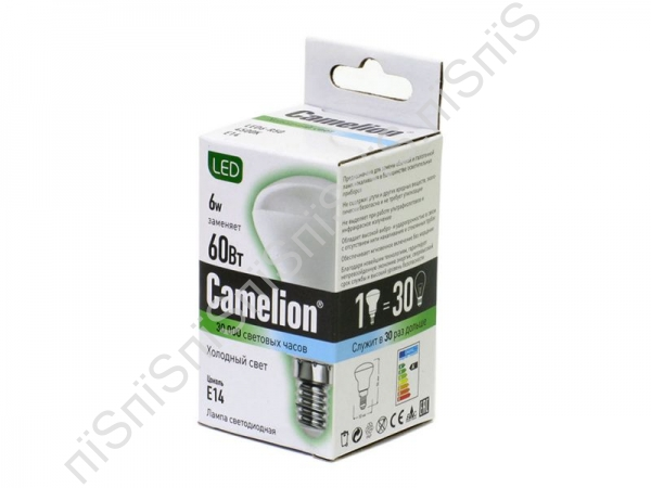 Лампа светодиодная "Camelion" LED6-R50/845 E14 6Вт