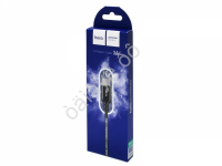 Дата-кабель USB-Type-C 1м, 2А, нейлоновая оплетка, черный HOCO X14 (33шт в уп) Hoco