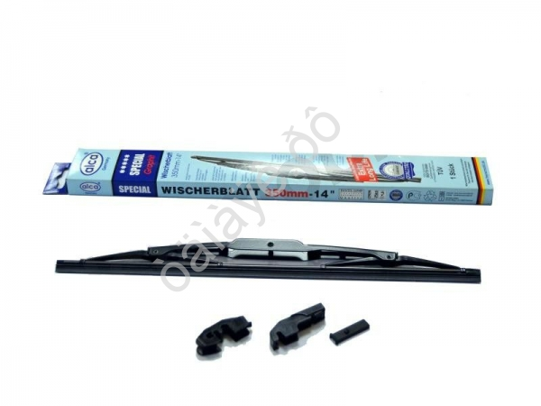 Щетка стеклоочистителя "ALCA" силикон/графит 35см 1/50