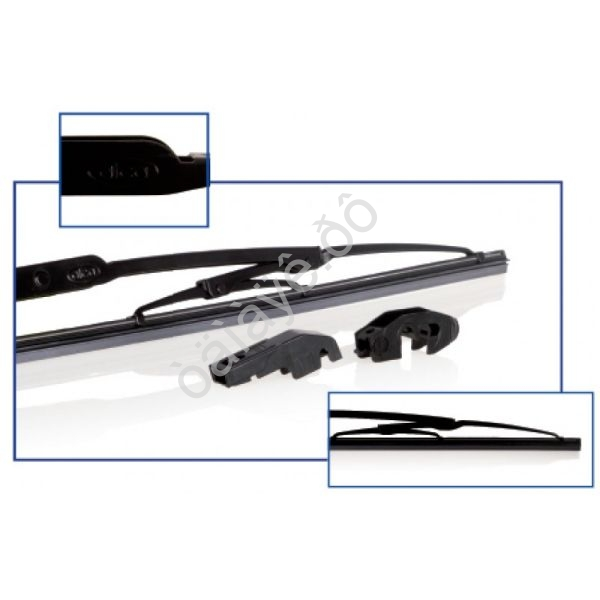 Щетка стеклоочистителя "ALCA" силикон/графит 35см 1/50