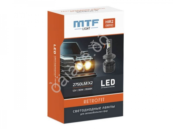 Светодиодные лампы MTF Light, серия RETROFIT LED, HIR2 (9012), 30W, 2750lm, 3500K, кулер, к-кт. Светодиодные лампы MTF Light, серия RETROFIT LED, HIR2 (9012), 30W, 2750lm, 3500K, кулер, к-кт.