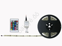 Лента 300 SMD 5050 5м RGB (белая осн)+пульт М5 1/100_