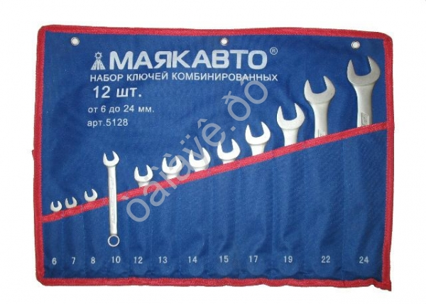 Набор комбинир. ключей 12пр.(6-24мм) в сумке МАЯКАВТО™ 1/15_