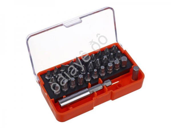 Биты для шуруповерта, набор 32 предмета, длина 25 мм, в наборе PH1, PZ, SL1, PH2, SL2 ЕРМАК