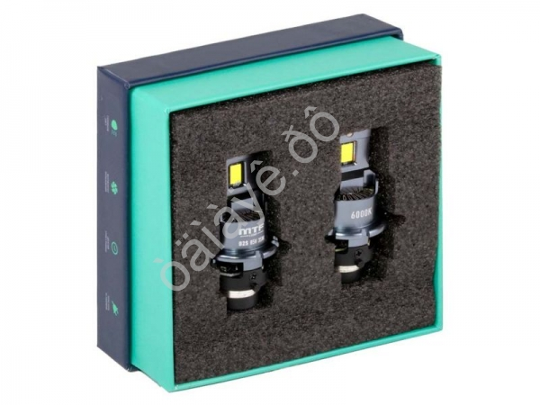 Светодиодные лампы MTF LIGHT серия LUXOPTIC OEM LED D2S, 35W, 4500LM, 4300K, штатный размер, к-кт