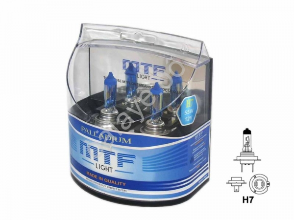 Набор ламп MTF H7 12V55W Palladium 5500K (Корея) Набор ламп MTF H7 12V55W Palladium 5500K (Корея)
