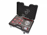 Съемник ступицы сборный с механическим винтоми 9пр,(5 сменных лап), в кейсе Forsage