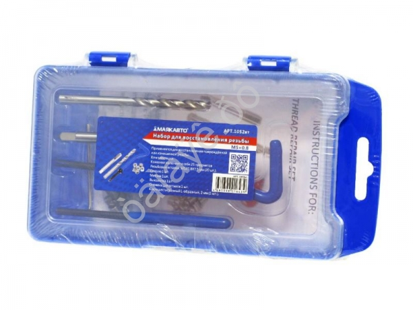 Набор для восстановления резьбы M5×0.8 МАЯКАВТО™ /1/40_ Набор для восстановления резьбы M5×0.8 МАЯКАВТО™ /1/40_